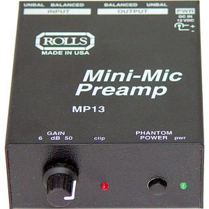 Микрофонный предусилитель Rolls MP13 Mini-Mic Preamp MP13