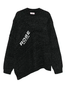 Свитер в рубчик «рыбак» Martine Rose, серый