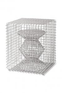 Табурет зигзаг 40 x 40 x 47 см Pols Potten, серый