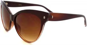 Винтажные женские солнцезащитные очки «кошачий глаз» в крупной оправе, коричневые MODA, White