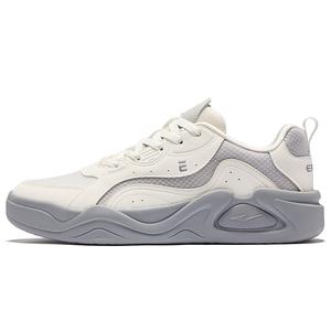 Erke Низкие, износостойкие, противоскользящие, мужские, кроссовки для скейтбординга, цвет: микрокристаллический, белый, дымчато-серый