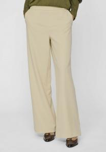 Брюки VILA VIVARONE WIDE, Sandshell/Off-White