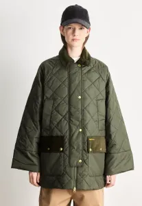 Стеганое короткое пальто aldburgh Barbour, Olive