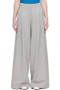 Dries Van Noten Серые свободные спортивные штаны