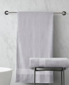 Набор из двух банных полотенец из высококачественного турецкого хлопка с плюшевой текстурой 510 Design, Light Grey, 2 piece set