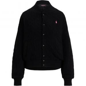 Polo Ralph Lauren Розовый кардиган с косами и пуговицами