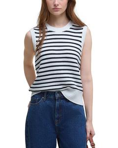 Emberly Безрукавный Трикотажный Топ Barbour, белый