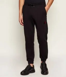 Спортивные штаны Danopan relaxed fit Hugo, черный