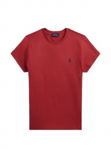 Футболка с логотипом и круглым вырезом Polo Ralph Lauren, красный