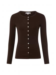 Marie Lund Кардиган вязаный в цвете шоколад