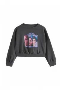 Толстовка с длинным рукавом в стиле k-pop "охотники на демонов" Next, Charcoal Grey