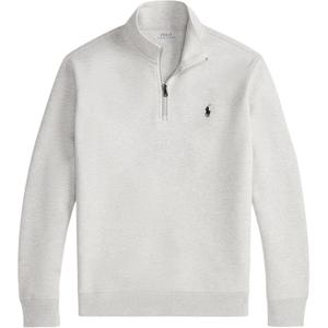 Полузастегивающийся свитшот Polo Ralph Lauren, светло-серый