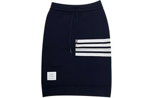 Повседневная длинная юбка женская темно-синяя THOM BROWNE