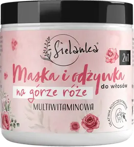 Мультивитаминная маска и кондиционер для волос 2в1 Sielanka Na Górze Róże, 250 мл
