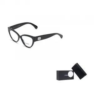 CHANEL Ацетатные очки-кошачий глаз для женщин черные, Black