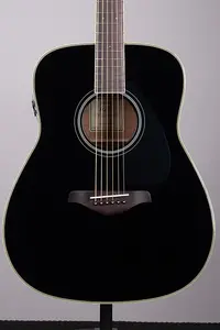 Акустико-электрическая гитара Yamaha FG-TA TransAcoustic Dreadnought - черная