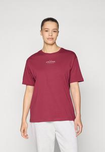 Футболка ONLY Play ONPPICA LIFE ON LOOSE TEE, Rhododendron/White/Bordeaux