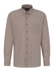 Рубашка Bugatti Freizeithemd 1:1 Arm, коричневый