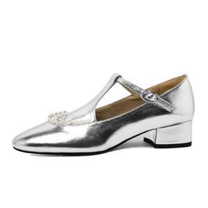 Туфли Мэри Джейн женские CAMEIDO, Silver