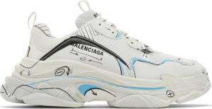 Кроссовки Balenciaga Triple S Sneaker 'Sketch - White', белый
