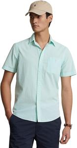 POLO RALPH LAUREN мужская рубашка Prepster Classic Fit из пике, Keywest Green/White