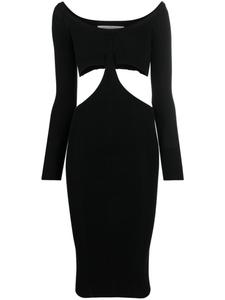 Philosophy Di Lorenzo Serafini трикотажное платье с вырезами, черный