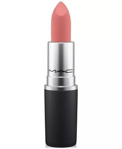 Пудровая губная помада Kiss Mac, цвет Sultry Move (bright rose brown)