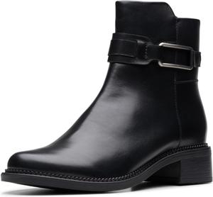 Женские ботильоны Clarks Maye Bella, Black Leather