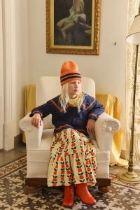 Детский свитер STRIPES TINY CARDIGAN Tinycottons, темно-синий