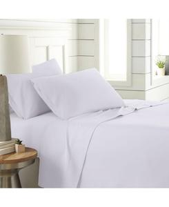 Комплект постельного белья Chic Solids Ultra Soft из 4 предметов, размер King Southshore Fine Linens, White