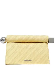 Клатч Rond Carre Jacquemus, желтый