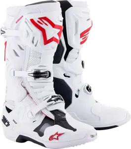 ALPINESTARS PROTECTS Мотоциклетные ботинки Xingyueyezhuanbo, трейловые T10, антиударные гоночные, экипировка райдера, всесезонные мужские с вентиляционными отверстиями, бело-красные, размер 42