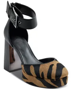 Женские туфли Barra на платформе с ремешком на щиколотке DKNY, черный