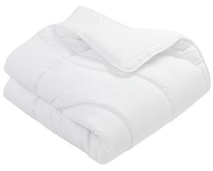 Одеяло, 135x200 см, 100% полиэстер, белое Zollner, белый