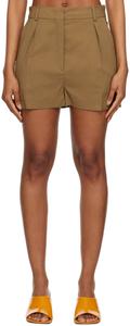 Sportmax Коричневые шорты Quero