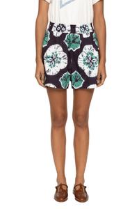 Короткие шорты Aveline в бирюзовом цвете с узором «тай-дай» SEA