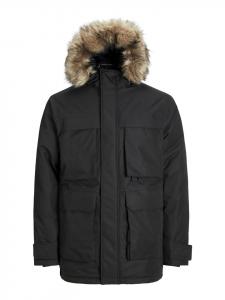 Jack & Jones Парка черного цвета
