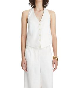 Жилет Tronador Abelia в белом цвете Maria Cher