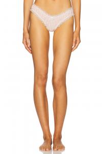 Трусики-стринги с рисунком "гиранда" For Love & Lemons, pink