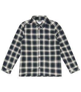 Клетчатая хлопковая рубашка Tartine et Chocolat, Marine