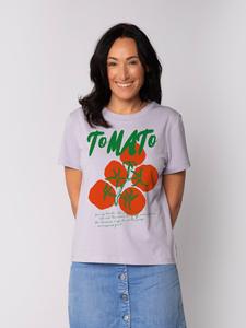 Футболка wat? Apparel T-Shirt Tomato, цвет Lavender