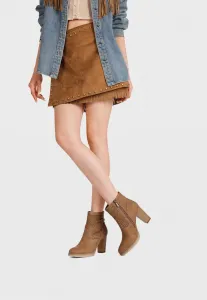 Ботильоны на каблуке Queen Helena, Cuoio