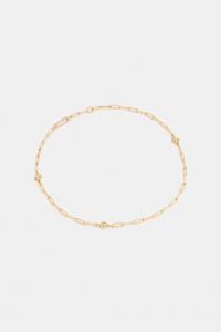 Позолоченное ожерелье «Удача» Tory Burch, золотой