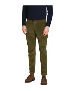 Бархатные брюки-карго, очень узкий крой Mason'S, зеленый