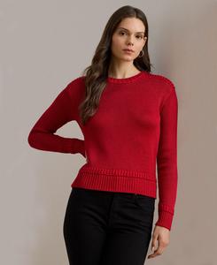 Женский блестящий свитер с круглым вырезом, размеры P/XS-XXL Lauren Ralph Lauren, Ralph Red