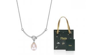 PIARA Ожерелье из стерлингового серебра 925 пробы для женщин