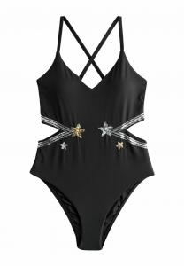 Купальник SEQUIN Rockett St George, черный