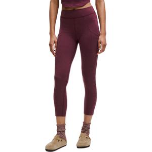 Спортивные брюки Sueded High-Rise 25' Women's Lululemon, красный