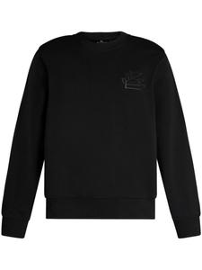 ETRO толстовка с аппликацией Pegaso, черный