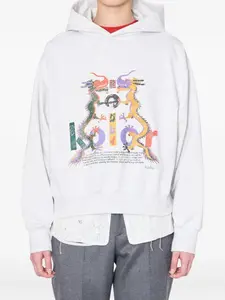 Худи с принтом Kolor, белый